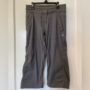 Lululemon Studio Crop No Liner Soot Light